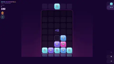 2048 Blockfall — gra w przeglądarce od twórcy Klyo