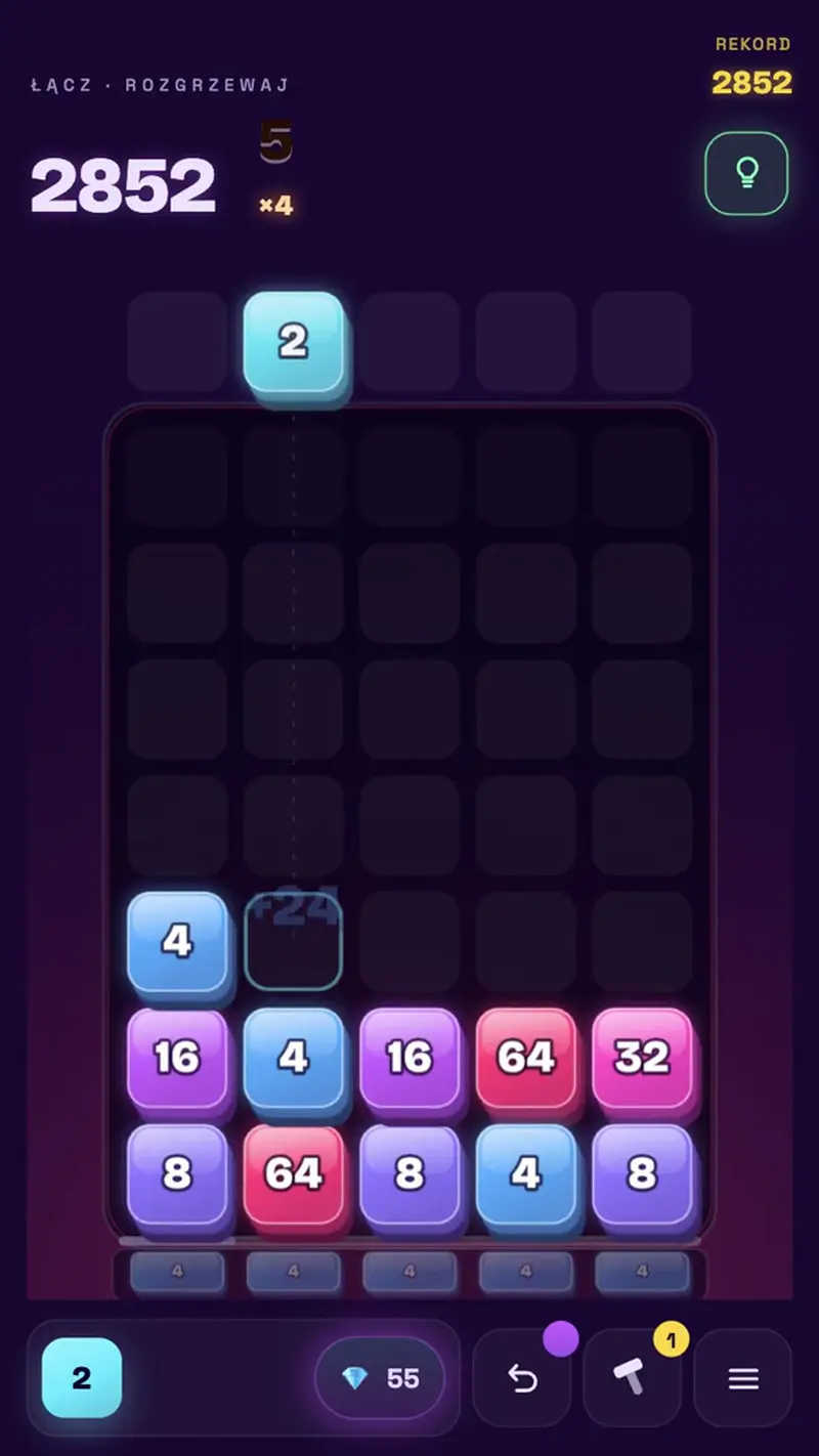 2048 Blockfall — gra w przeglądarce od twórcy Klyo