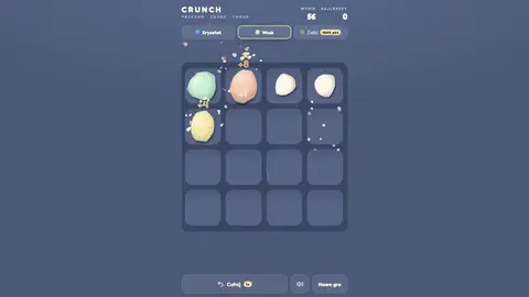 CRUNCH — zagraj za darmo online — gra w przeglądarce od twórcy Klyo