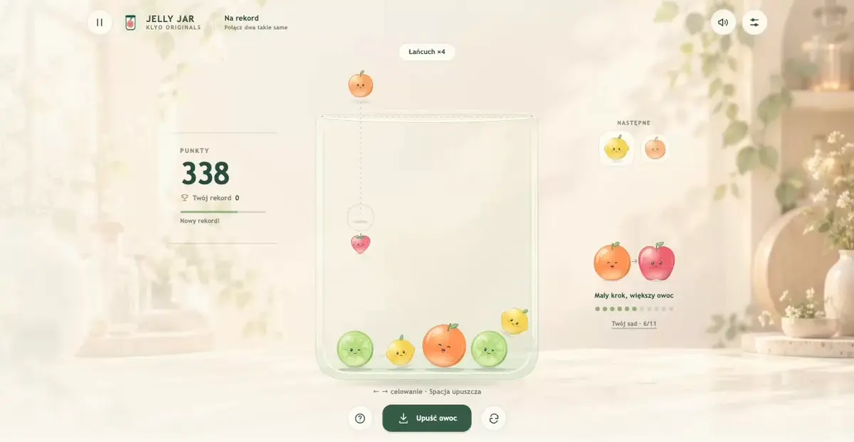 JELLY JAR: Browserspiel vom Entwickler Klyo