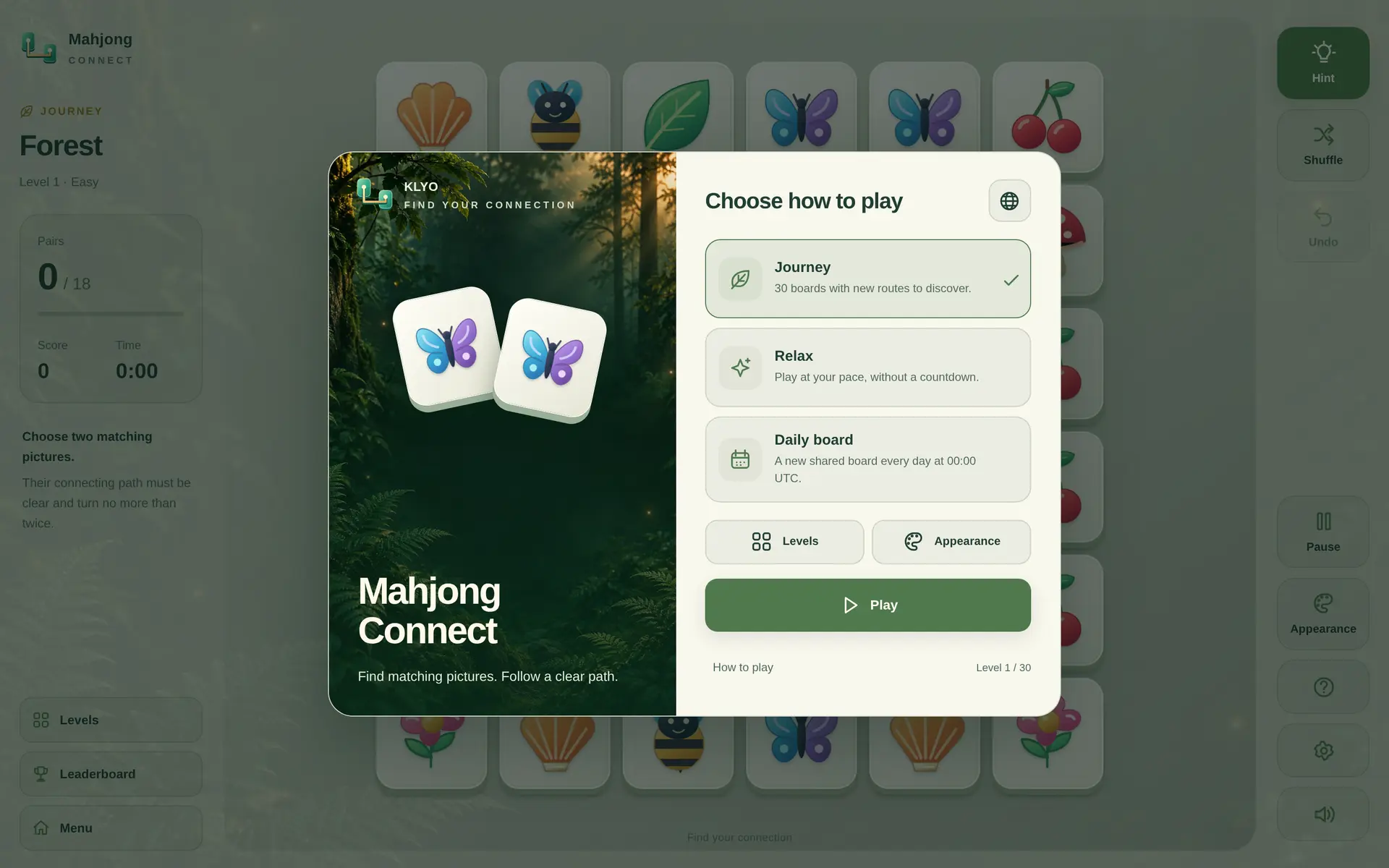 Mahjong Connect: gra w przeglądarce od twórcy Klyo
