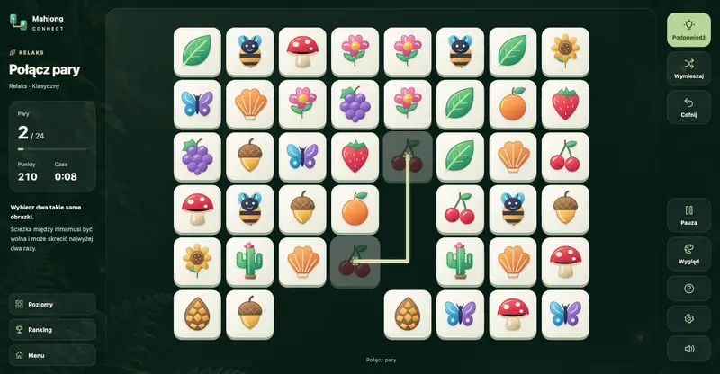 Mahjong Connect: Browserspiel vom Entwickler Klyo