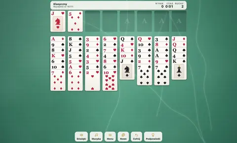 Pasjans FreeCell: gra w przeglądarce od twórcy Klyo
