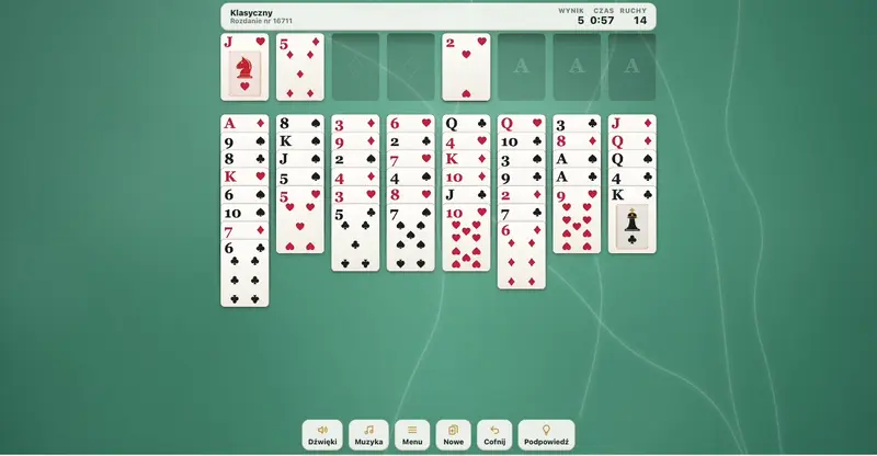 Пасьянс FreeCell: гра в браузері від розробника Klyo