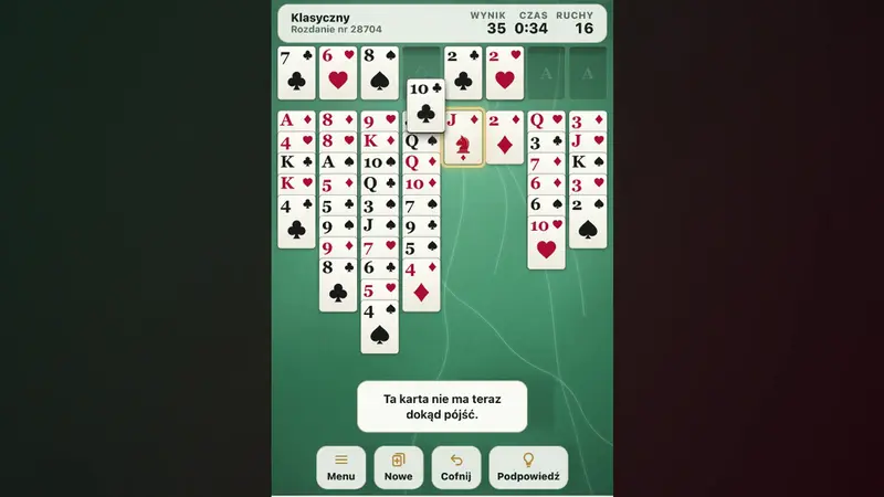 Pasjans FreeCell — gra w przeglądarce od twórcy Klyo