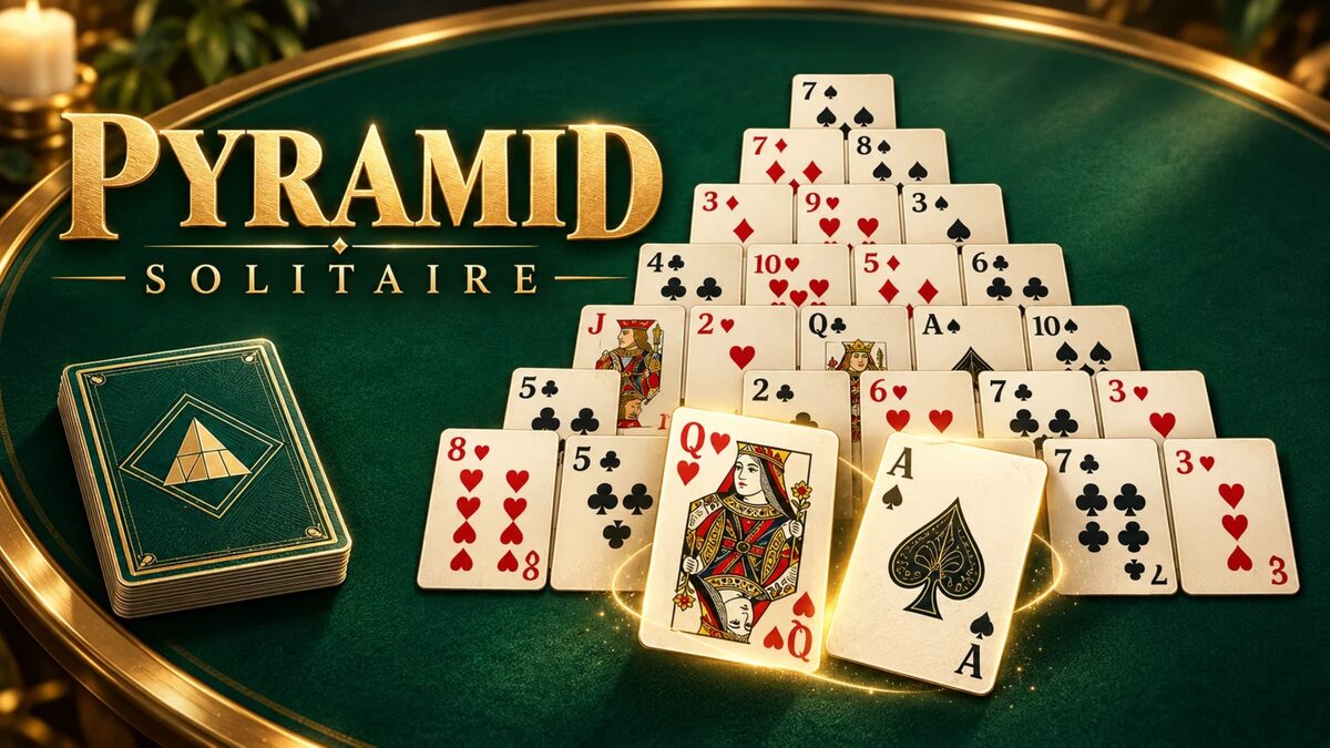 Pyramid Solitaire: browser game by Klyo